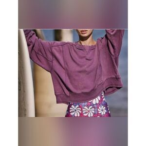 FREE PEOPLE Movement  intercept pullover sweatshirt in champion Size XL